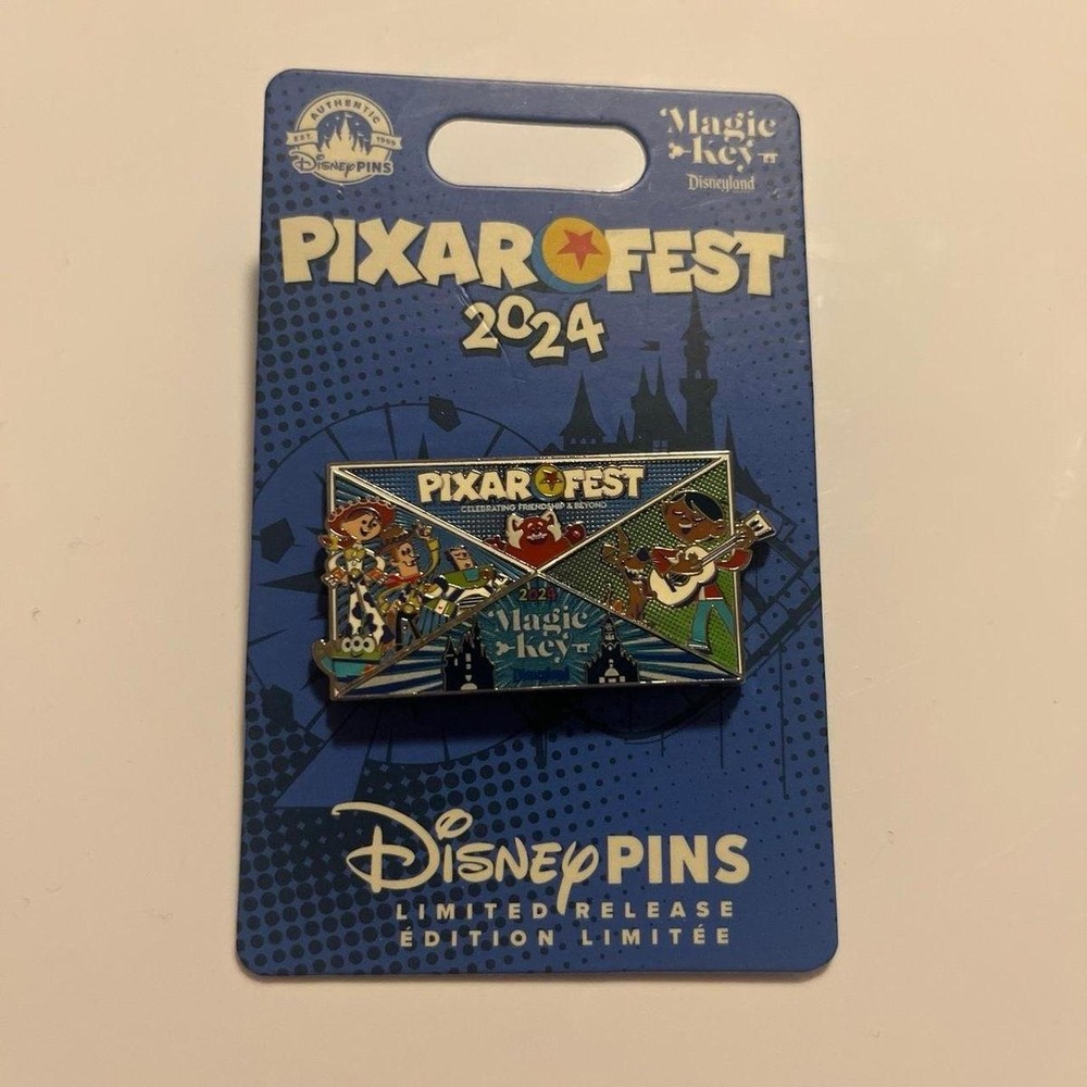 NWT Disney Pixar Fest 2024 Magic Key Trading Disneyland Pin